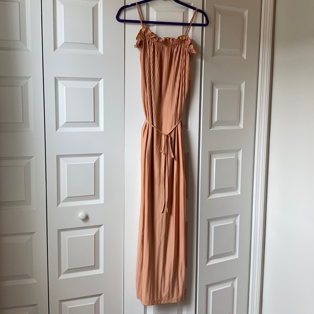 Susana Monaco, strapless maxi dress